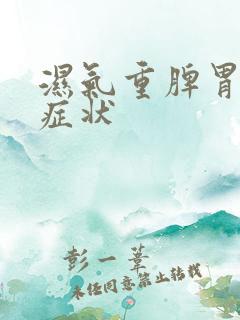 湿气重脾胃虚的症状