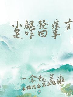 小腿发痒有红点是咋回事