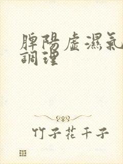 脾阳虚湿气重咋调理