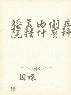 膝盖内侧疼去医院挂什么科