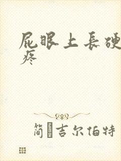 屁眼上长硬疙瘩疼