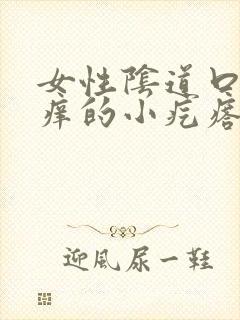 女性阴道口有痒痒的小疙瘩