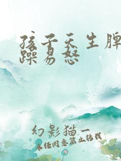 孩子天生脾气暴躁易怒