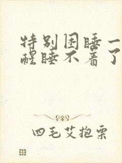 特别困睡一会就醒睡不着了