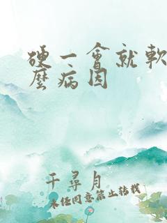 硬一会就软是什么病因