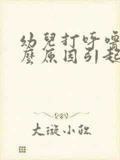 幼儿打呼噜是什么原因引起的