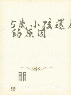 5岁小孩还尿床的原因