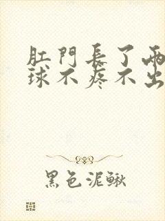 肛门长了两个肉球不疼不出血