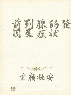 前列腺的发病原因及症状