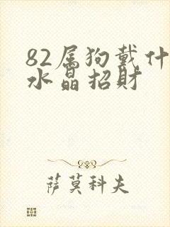 82属狗戴什么水晶招财