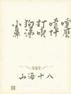 小狗打喷嚏流黄鼻涕吃什么药好