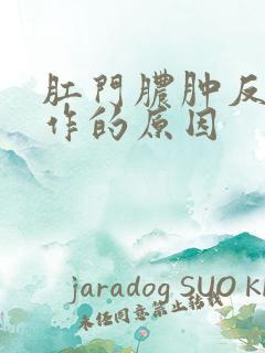 肛门脓肿反复发作的原因