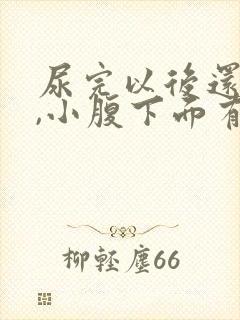 尿完以后还想尿,小腹下面有憋痛感