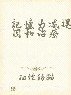 记忆力减退的原因和治疗