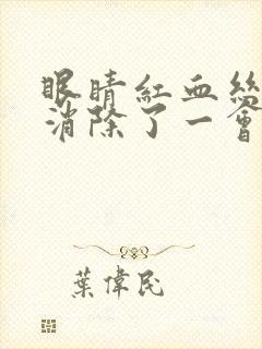 眼睛红血丝一会消除了一会又红了