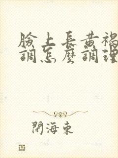 脸上长黄褐斑内调怎么调理