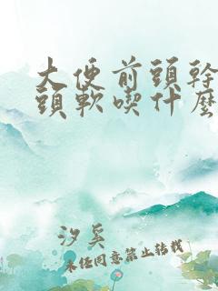 大便前头干硬后头软吃什么药