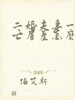 二婚夫妻一方死亡房产怎么继承