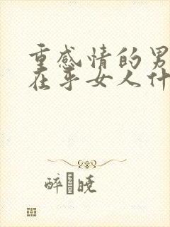 重感情的男人最在乎女人什么