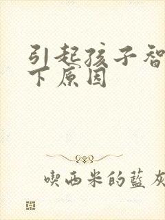 引起孩子智力低下原因