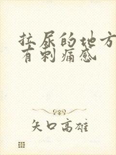 拉尿的地方按压有刺痛感