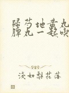 归芍地黄丸和归脾丸一起吃的功效