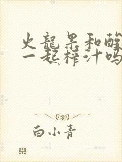 火龙果和酸奶能一起榨汁吗