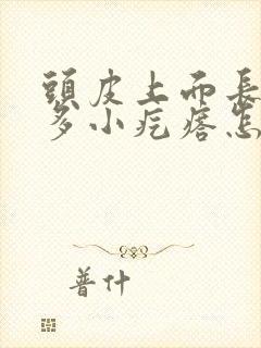 头皮上面长了好多小疙瘩怎么办