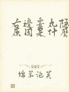 右边睾丸隐痛的原因是什么