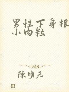 男性下身根部长小肉粒