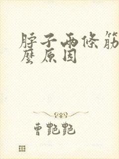 脖子两条筋疼什么原因