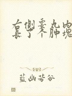 右侧睾丸内感觉长了个肿块