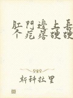 肛门边上长了一个疙瘩硬硬的疼