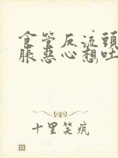 食管反流头晕头胀恶心想吐