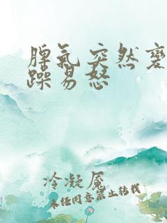 脾气突然变得暴躁易怒