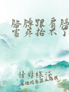 胳膊跟肩膀连接处疼抬不了