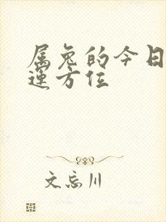 属兔的今日偏财运方位