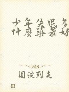 少年失眠多梦吃什么药最好