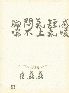 胸闷气短,感觉喘不上气咳嗽