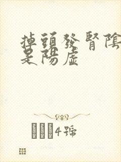 掉头发肾阴虚还是阳虚