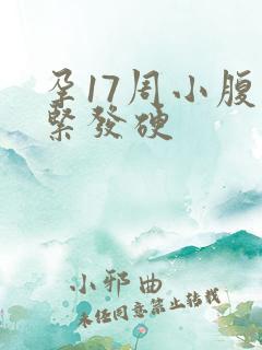 孕17周小腹发紧发硬