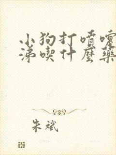 小狗打喷嚏流鼻涕吃什么药效果好