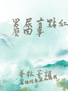 男尿有点红是怎么回事