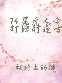 74属虎人今日打牌财运方位