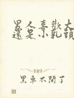 男人喜欢大乳头还是小乳头