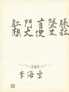 肛门有坠胀感老想大便又拉不出来