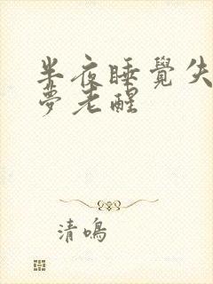 半夜睡觉失眠多梦老醒