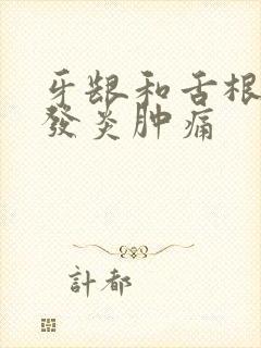 牙龈和舌根一侧发炎肿痛