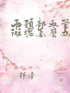 两颈部血管都有斑块怎么办