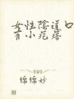 女性阴道口下方有小疙瘩